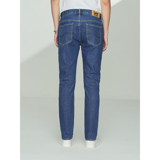 【尺码28-29，38】LeeXLINE 21春夏705标准中腰小直脚蓝色男牛仔裤LMR7056UWCAR 商品图1