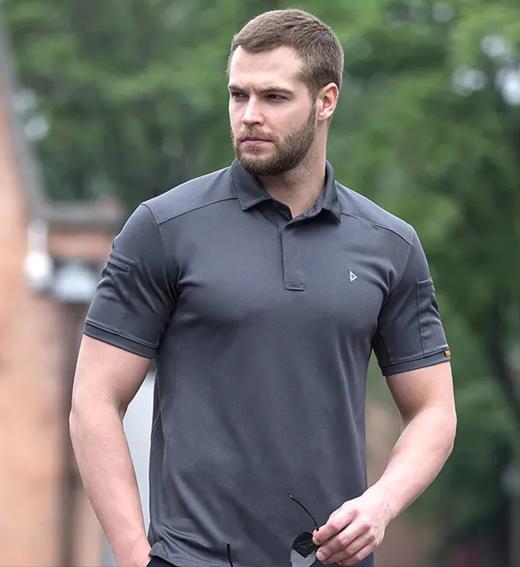 龙牙户外速干衣短袖B2级五代战术翻领衫速干POLO衫t恤男 商品图3