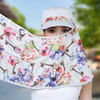 帽子女夏天防紫外线太阳帽面罩遮阳帽户外防风百搭遮脸骑车防晒帽 商品缩略图1