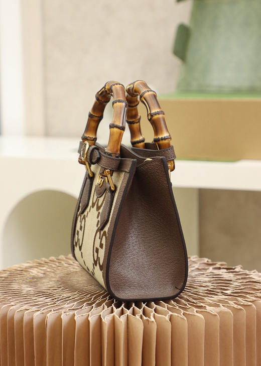 ▪️𝐃𝐢𝐚𝐧𝐚 𝐓𝐨𝐭𝐞 𝐌𝐢𝐧𝐢复古竹节#655661#原厂皮 商品图5