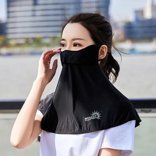 冰丝防晒面罩女春夏季薄款全脸护颈防紫外线遮脸面纱开车防尘口罩 商品图5