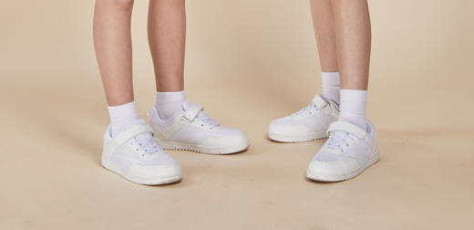 深圳校鞋中小学生白色运动鞋 商品图1