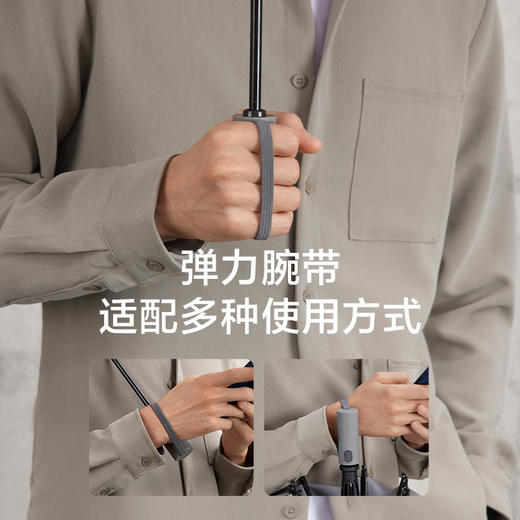 【22年新品】蕉下起始自动伞男女雨伞大号结实抗风双人反向伞三折伞晴雨两用 商品图6