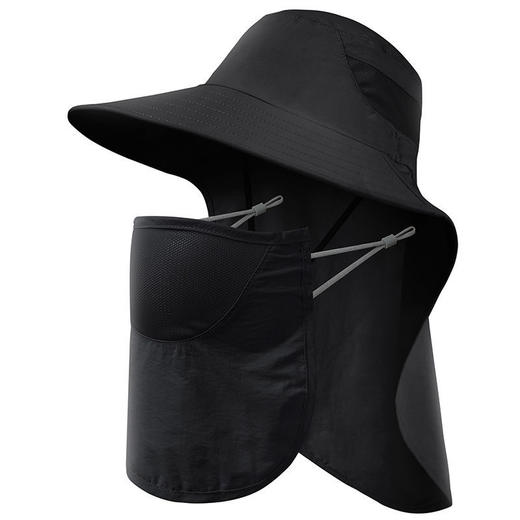 户外速干渔夫帽护颈护脸透气防晒帽男女夏季旅游太阳大码钓鱼帽子 商品图8
