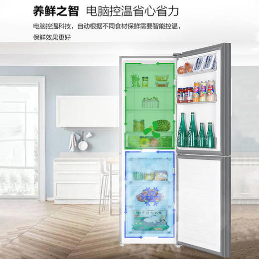 海尔冰箱双开门小型两门超薄电冰箱272升双变频风冷无霜BCD-272WLHC2D0B1 商品图7
