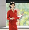 J9304045A 主持人款”如果信念有颜色“ 中国红 拼命红 职场女王 气场全开颈袖添香 商品缩略图2