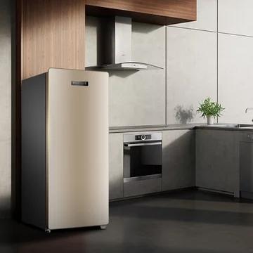 海尔母婴母乳储藏冷冻冷藏风冷无霜抽屉大冷冻冰柜立式冷冻柜138升小型家用冷柜BD-138W 商品图1