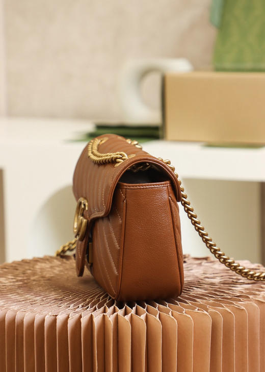 𝙂 𝙂 𝙈𝙖𝙧𝙢𝙤𝙣𝙩升级版【复古怀旧五金】正品皮 商品图3