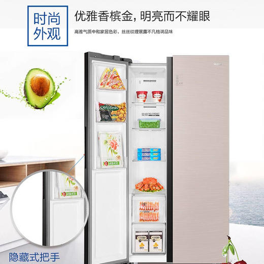 海尔539升风冷变频对开门冰箱BCD-539WGHSSEDY1 商品图4