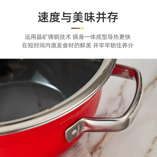 【6F】WMF 德国原装进口奈彩米多用碗锅( 红 黄  蔷薇粉  星空银）（下单备注颜色） 商品图2