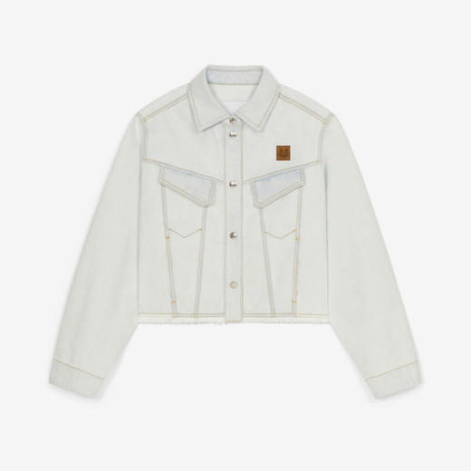 【二】KENZO 高田贤三 露肚装小虎头 女士牛仔外套 浅蓝 FC52 DV231 6FA 67 商品图0