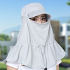 帽子女夏天防紫外线太阳帽面罩遮阳帽户外防风百搭遮脸骑车防晒帽 商品缩略图2