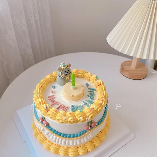 小老鼠立体小动物复古蛋糕-低糖处理无添加 商品图2