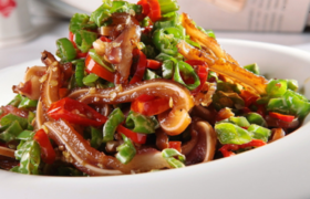 青椒炒猪耳(份)