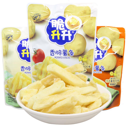 100g脆升升薯条蕃茄味 原切工艺 肉多量足 商品图0
