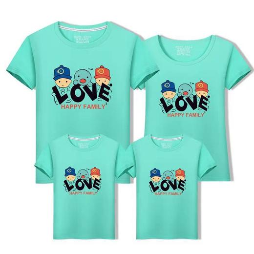 黛唯梵母女装夏季潮流网红洋气棉短袖亲子装时尚春秋款一家三四口家庭装国庆清明出游 商品图8