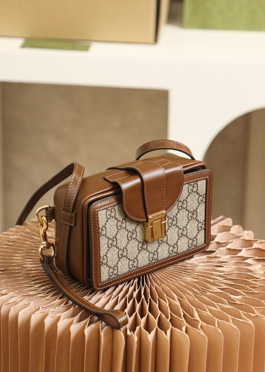 ▪️ 𝙂 𝙂复古盒子包#614368# 原厂皮▪️ 商品图4