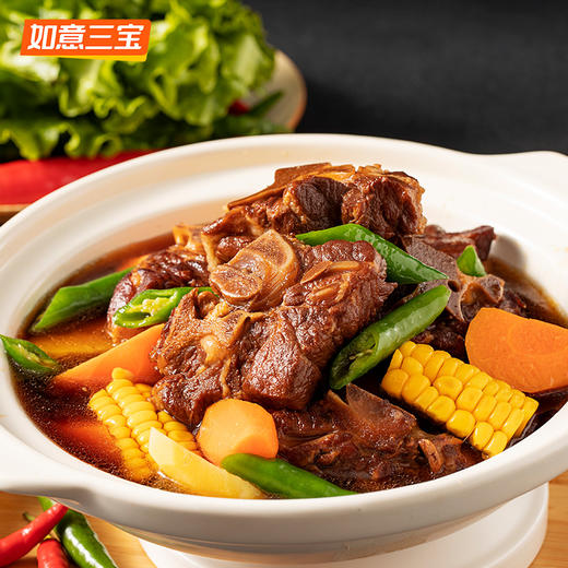 如意三宝手抓酱大骨半成品400g*3 商品图1