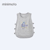 小米米童衣夏日倾情镂空背心/牛油果/灰色/浅蓝/黄色MIM-YX15 商品缩略图3