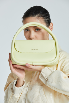 Amazing Song软欧包手提手拎腋下包牛皮女包包百搭婚包礼物