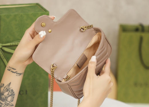 𝙂 𝙂 𝙈𝙖𝙧𝙢𝙤𝙣𝙩升级版【复古怀旧五金】正品皮 商品图7