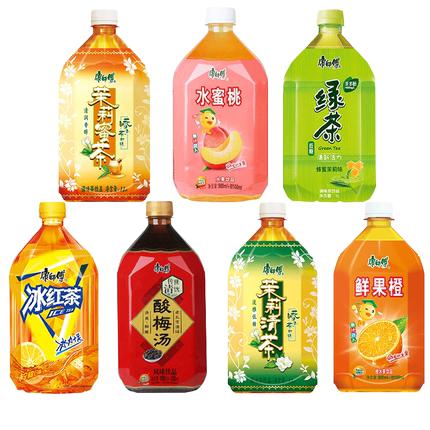 1L*12瓶/箱装康师傅冰红茶/绿茶/茉莉蜜茶/茉莉清茶/蜂蜜柚子茶/酸梅汤/水晶葡萄 商品图0