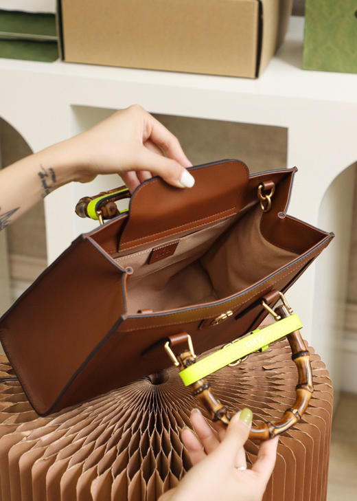 ▪️𝐆𝐮𝐜𝐜𝐢 𝐃𝐢𝐚𝐧𝐚 小号#660195#正品皮 商品图8