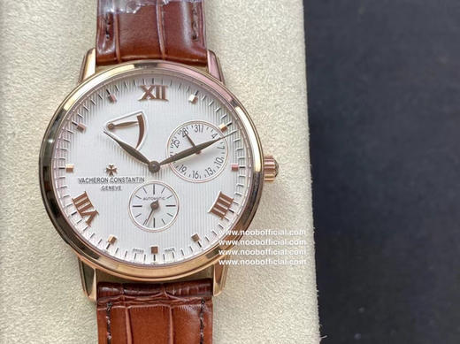 NOOB出品 江诗丹顿动能星期日历款，TRADITIONNELLE传袭系列47200/000G-9019多功能腕表，3位日历 商品图0