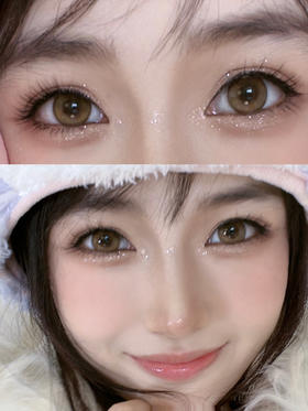 【年抛】糖心蛋 BunnyShiny | 中直径14.2，着色13.4 | 【同品牌多副更划算,选款色板在详情页】，黄色美瞳