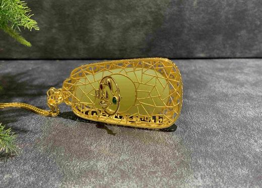 【御珠宫坊】金镶黄玉吊坠 商品图3