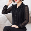 气质百搭，雪纺衬衫长袖打底衫洋气时尚百搭衬衣TR-CJ8113 商品缩略图4