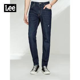 Lee商场同款21春夏新731舒适中腰小直脚深蓝男牛仔裤L147316UWBGS