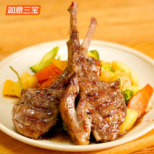 如意三宝法式羊排半成品175g*4 商品图4