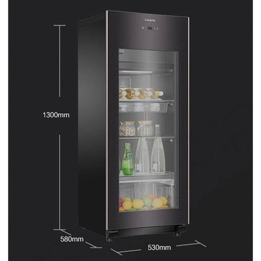 卡萨帝冰吧160升冷柜红酒柜立式冰柜茶叶冷藏柜保鲜柜LC-160DK 商品图2