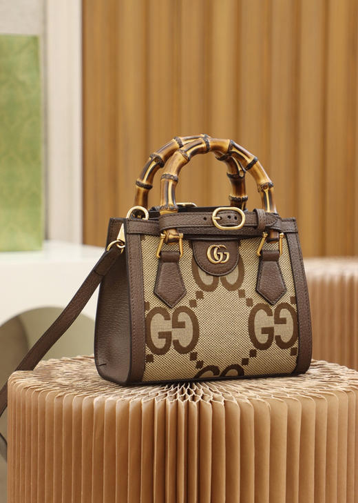 ▪️𝐃𝐢𝐚𝐧𝐚 𝐓𝐨𝐭𝐞 𝐌𝐢𝐧𝐢复古竹节#655661#原厂皮 商品图1