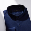 【纯棉微弹力】罗蒙春夏男装立领长袖衬衫男士正装商务通勤爸爸装立领衬衣男 商品缩略图3