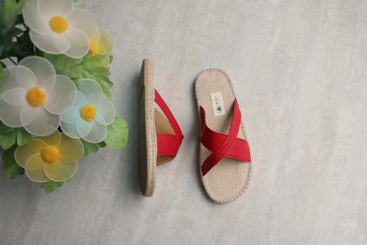 【买麻鞋，雅路人】防脚臭，休闲凉拖亚麻鞋手工鞋YT-12 商品图1