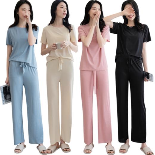 【买1送1！懒人居家凉凉套装】爱德菲新型冰丝睡衣，无痕居家套装！ 商品图1