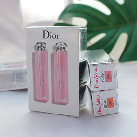 DIOR迪奥变色唇膏小样组合套装1.4g*2【001+004】 润泽保湿口红补水滋润