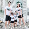 黛唯梵母女装夏季潮流网红洋气棉短袖亲子装时尚春秋款一家三四口家庭装国庆清明出游 商品缩略图0
