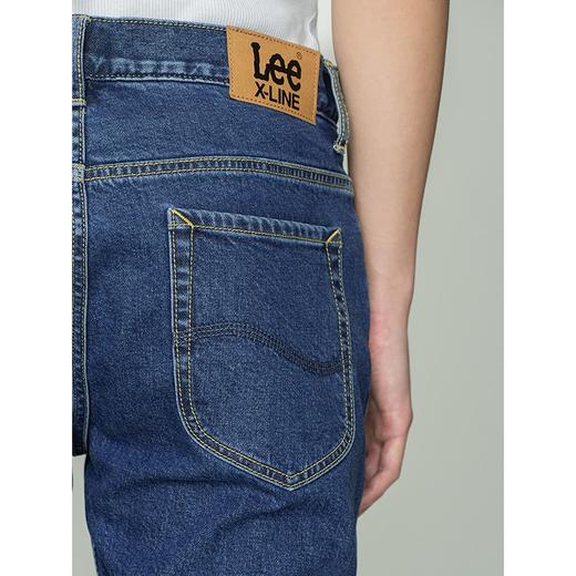 【尺码28-29，38】LeeXLINE 21春夏705标准中腰小直脚蓝色男牛仔裤LMR7056UWCAR 商品图3