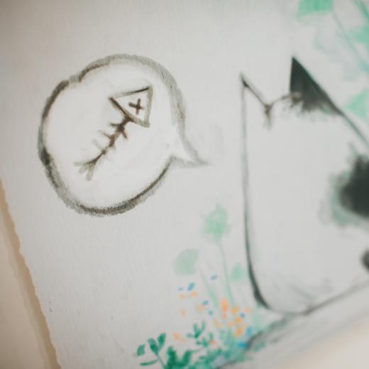 泡面猫 | 『饿了』限量精装版画 商品图1