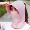 帽子女防晒遮阳帽防紫外线冰丝材质骑行防尘防晒女太阳帽围脖护颈 商品缩略图3