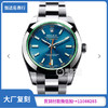 DJ劳力士MILGAUSS系列116400闪电针904L，绿色蓝宝石玻璃与原装一致！拒绝电镀，拒绝丝印. 尺寸：40mm搭载海鸥2824机芯采用蚝式钢锻造钢腕表表壳，属904L钢一类。 商品缩略图0