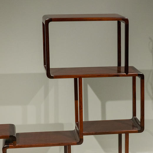 红木台式梯型博古架 商品图1