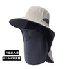 户外速干渔夫帽护颈护脸透气防晒帽男女夏季旅游太阳大码钓鱼帽子 商品缩略图2