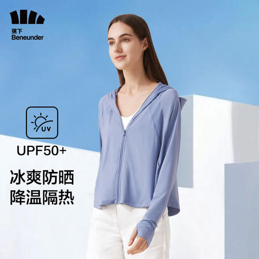 【22年迭代顶配】蕉下冰触系列浅息披肩防晒服  披肩防晒衣女夏季防紫外线冰丝防晒衫透气超薄款皮肤衣防晒服 商品图9
