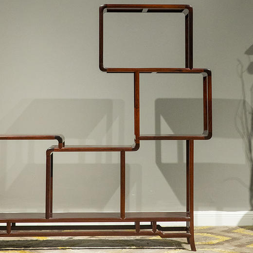 红木台式梯型博古架 商品图2