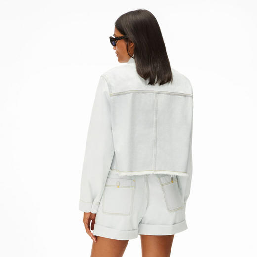 【二】KENZO 高田贤三 露肚装小虎头 女士牛仔外套 浅蓝 FC52 DV231 6FA 67 商品图2