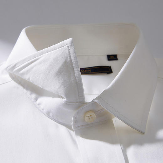 【专柜同款】罗蒙春夏长袖纯棉衬衫男士正装商务通勤百搭微弹力衬衣男 商品图5